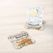 感謝祭の友達を与えるカクテルナプキン ペーパーコースター (インサイチュ)