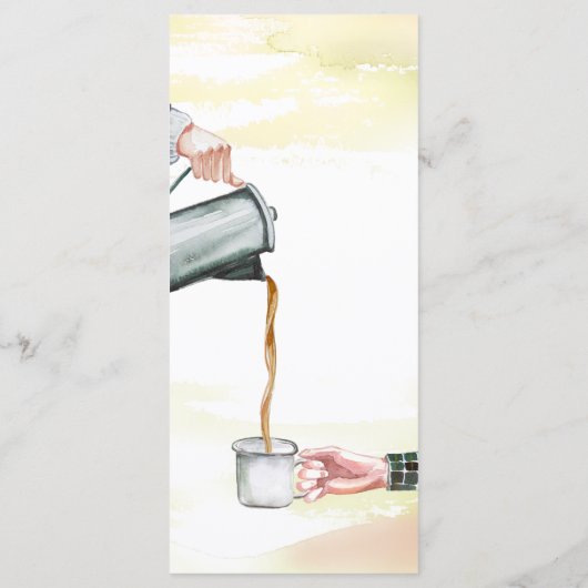 感謝祭の友達ディナーメニュー メニュー (裏面)