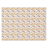 感謝祭の収穫野菜の家族 テーブルクロス (正面(横))