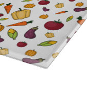 感謝祭の収穫野菜パターン カッティングボード (角)