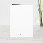 感謝祭の収穫風景と樽と農産物 シーズンカード (裏面)