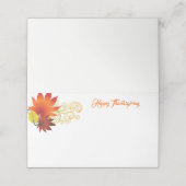 感謝祭の名前座席表 プレイスカード (外部開封)