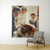 感謝祭の喜び:家族の饗宴 タペストリー (インサイチュ)