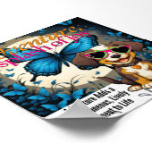 感謝祭の壁アールデコ ポスター (角)