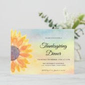 感謝祭の夕日の花 招待状 (スタンド正面)