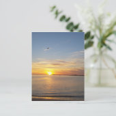 感謝祭の夕日。 シーズンポストカード (スタンド正面)