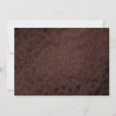 感謝祭の夕食の招待-私達を感謝を与えることを許可して下さい 招待状 (裏面)