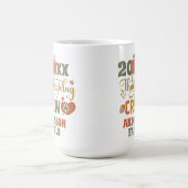 感謝祭の夕食 家族の名前 年の記念品 コーヒーマグカップ (中央)