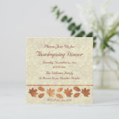 感謝祭の夕食 招待状 (スタンド正面)