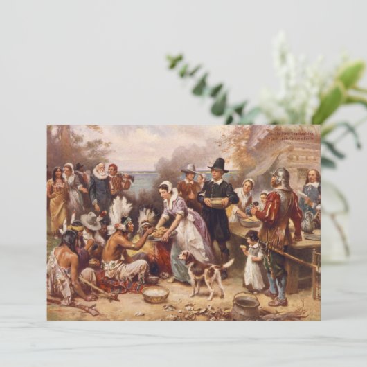 感謝祭の夕食 招待状 (スタンド正面)