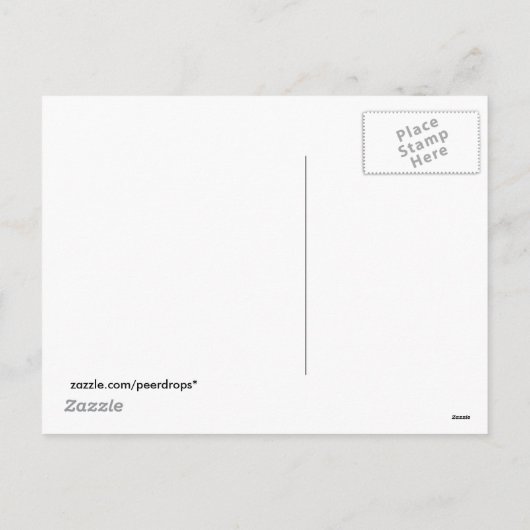 感謝祭の太陽と秋ツリー シーズンポストカード (裏面)