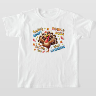 感謝祭の子供のTシャツ Tシャツ