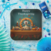 感謝祭の子供5 ペーパープレート (パーティー)