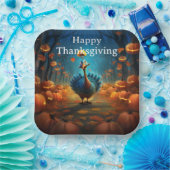 感謝祭の子供9 ペーパープレート (パーティー)