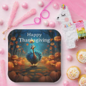 感謝祭の子供9 ペーパープレート (パーティー)