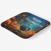 感謝祭の子供9 ペーパープレート (傾斜あり)