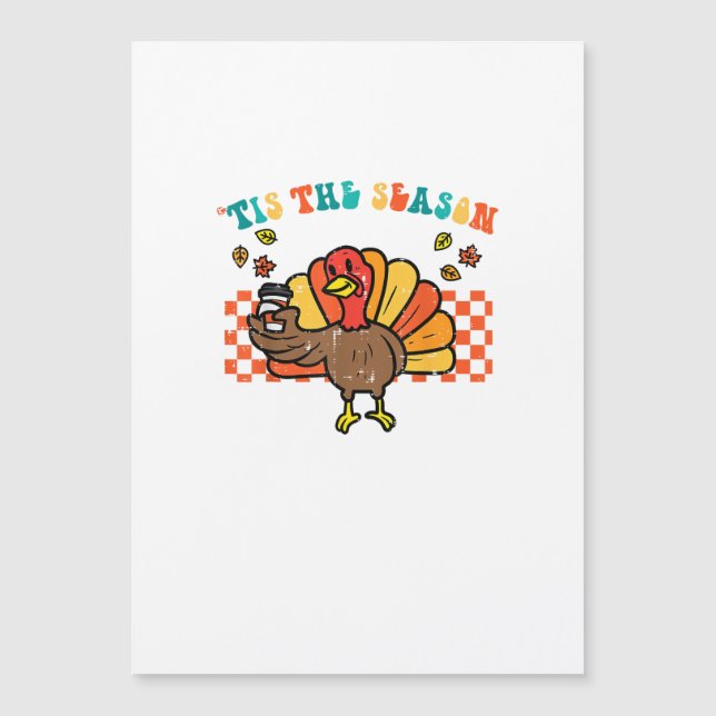 感謝祭の季節 ターキーのコーヒー 秋 男性 (正面)