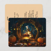 感謝祭の宴が皆を待っている シーズンカード (正面/裏面)