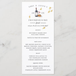 感謝祭の宴カスタムのディナーメニュー メニュー