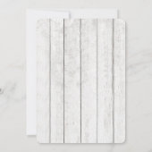 感謝祭の家族と友人の食事 招待状 (裏面)