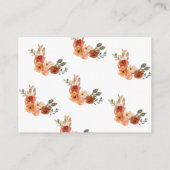 感謝祭の家族の伝統ゲーム，赤ちゃんシャワー エンクロージャーカード (裏面)