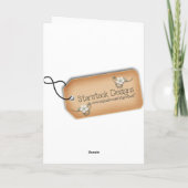 感謝祭の巡礼カード シーズンカード (裏面)