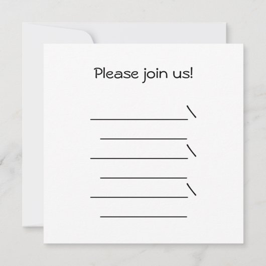 感謝祭の巡礼者とインディアンダックス 招待状 (裏面)