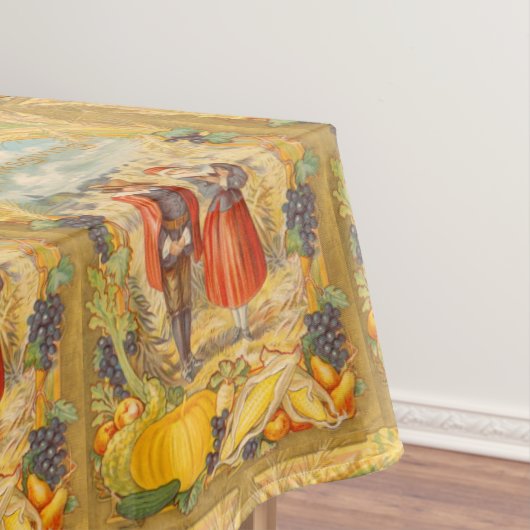 感謝祭の巡礼者のテーブルクロス テーブルクロス (インサイチュ)