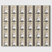 感謝祭の巡礼者の包装紙のおもしろい ラッピングペーパー (フラット)