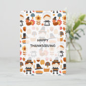 感謝祭の巡礼者の収穫パターン シーズンカード (スタンド正面)