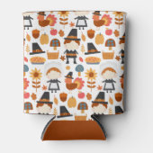 感謝祭の巡礼者の収穫パターン 缶クーラー (正面)