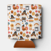 感謝祭の巡礼者の収穫パターン 缶クーラー (裏面)