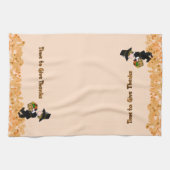 感謝祭の巡礼者タオルの時間 キッチンタオル (横)