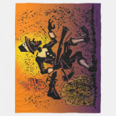 感謝祭の巡礼者 フリースブランケット (正面)