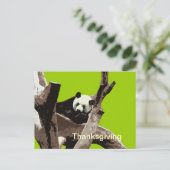 感謝祭の巨大パンダはがき シーズンポストカード (スタンド正面)