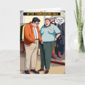 感謝祭の後にストレッチパンツがおもしろい必要 カード (正面)