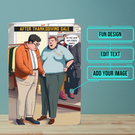 感謝祭の後にストレッチパンツがおもしろい必要 カード