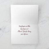 感謝祭の従業員は家族みたいだ！カード シーズンカード (内部)