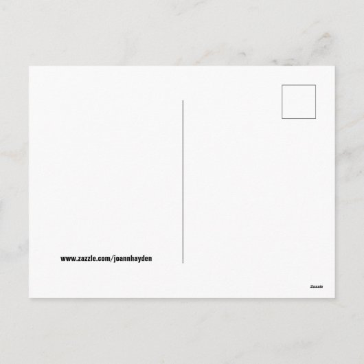 感謝祭の恵みがマイルを横切って  シーズンポストカード (裏面)