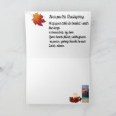 感謝祭の恵み、教会2 シーズンカード (内部)