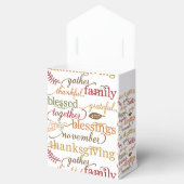 感謝祭の感傷食品トリートバッグ フェイバーボックス (オープン)