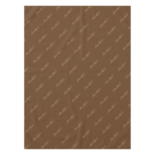 感謝祭の感謝している布のテーブルクロス テーブルクロス (正面)