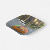 感謝祭の感謝とカボチャ ペーパープレート (傾斜あり)