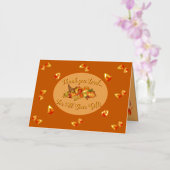 感謝祭の折り畳まれたフォイルのグリーティングカード 箔グリーティングカード (蘭)