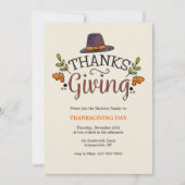 感謝祭の招待状 招待状 (正面)