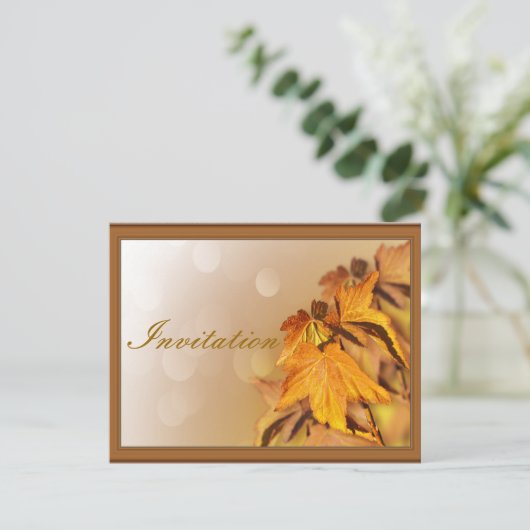 感謝祭の招待状 招待状 (スタンド正面)