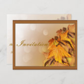 感謝祭の招待状 招待状 (正面/裏面)