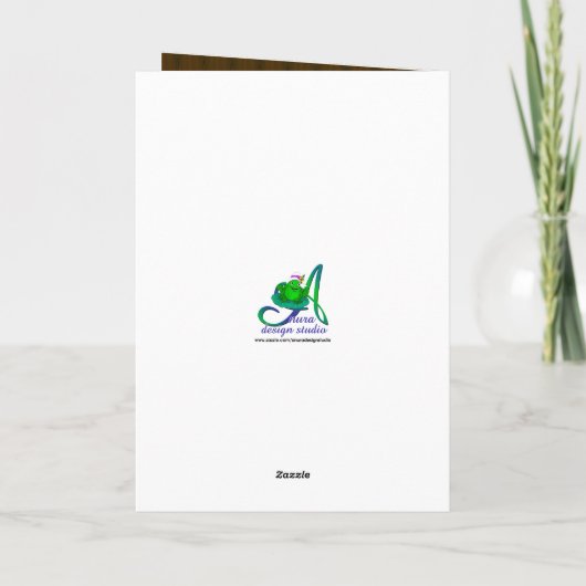 感謝祭の挨拶状 シーズンカード (裏面)