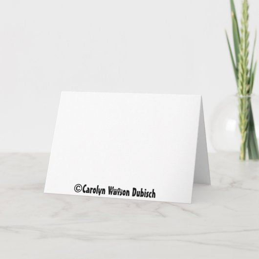 感謝祭の挨拶 シーズンカード (裏面)