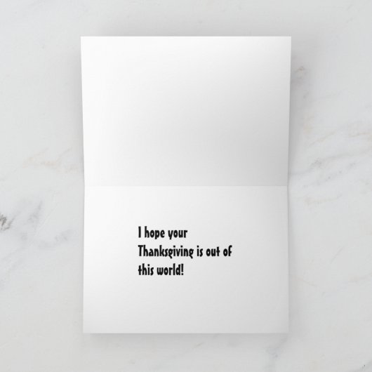 感謝祭の挨拶 シーズンカード (内部)